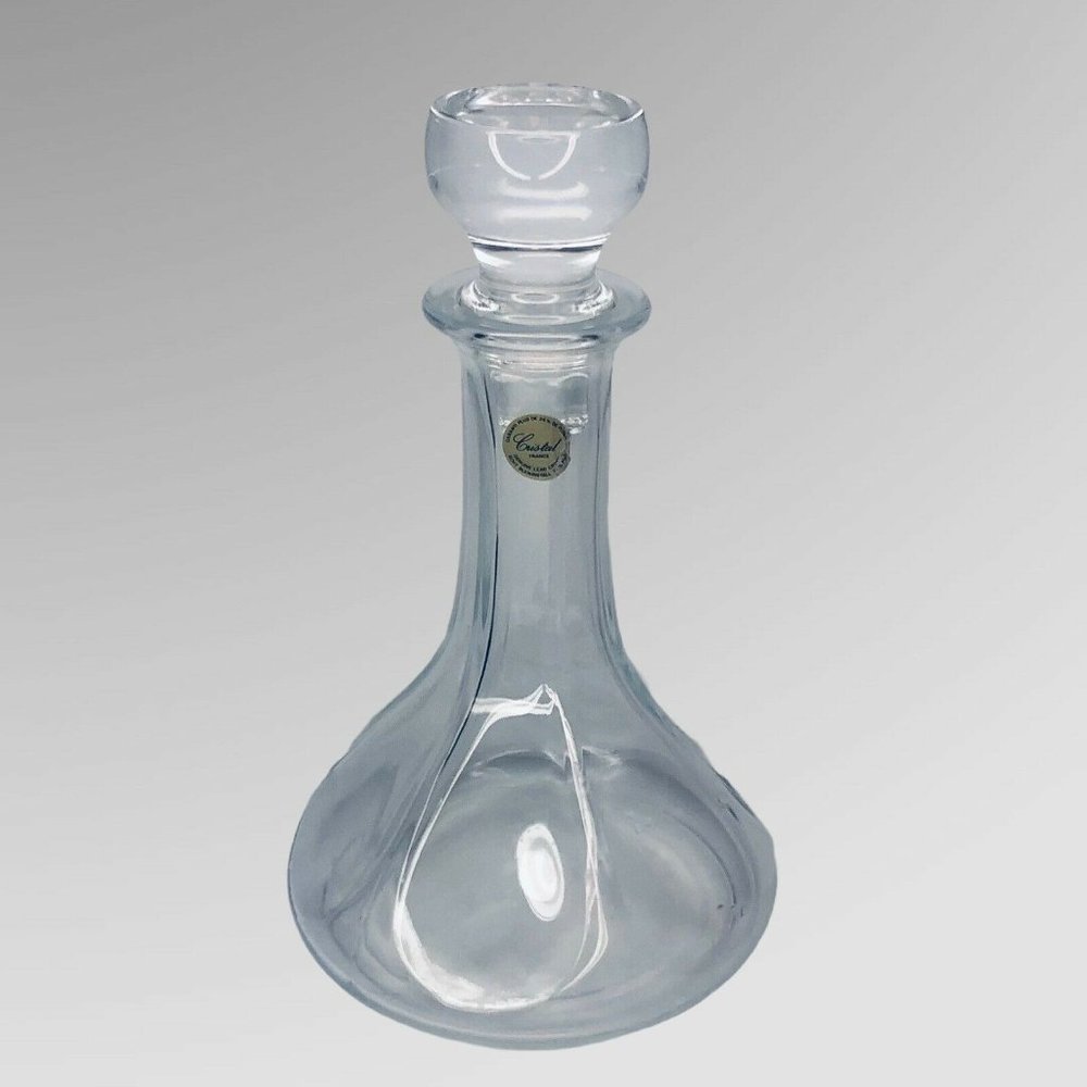 Cristal French Leaded Crystal Decanter 10"
